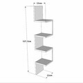 Raft de perete, Hanah Home, Wal9-A, 22x117.2x22 cm, PAL, Maro
