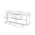 Consola, Hanah Home, Boh3-Sw, 160x74.3x44.5 cm, PAL, Natural/Alb