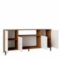 Consola, Hanah Home, Vıs3-Cka, 180x85x44.5 cm, PAL, Maro