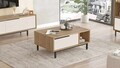 Masuta de cafea, Hanah Home, Boh2-Sw, 90x37.6x60 cm, PAL, Natural/Alb