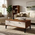 Masuta de cafea, Hanah Home, Vıs2-Cka, 90x38.6x60 cm, PAL, Maro
