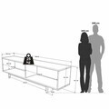 Comoda TV, Hanah Home, Boh1-Sw, 160x45.1x35.5 cm, PAL, Natural/Alb