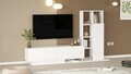 Comoda TV, Hanah Home, For1-W, 201.2x123.6x29.5 cm, PAL, Alb