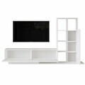 Comoda TV, Hanah Home, For1-W, 201.2x123.6x29.5 cm, PAL, Alb