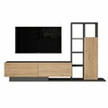 Comoda TV, Hanah Home, For1-Sa, 201.2x123.6x29.5 cm, PAL, Natural / Antracit