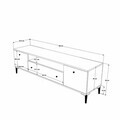 Comoda TV, Hanah Home, Vıs1-Cka, 180x55x44.5 cm, PAL, Maro