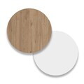 Consola, Hanah Home, ON3-SW, 160x74.3x44.5 cm, PAL, Stejar / Alb