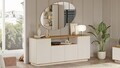 Consola, Hanah Home, Ave15-Aka, 180x75x44.5 cm, PAL, Pin Atlantic / Cașmir