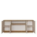 Consola, Hanah Home, Ave15-Aka, 180x75x44.5 cm, PAL, Pin Atlantic / Cașmir