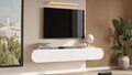 Comoda TV, Hanah Home, LUM1-W, 200x29.6x31.6 cm, PAL, Alb