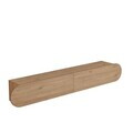 Comoda TV, Hanah Home, LUM1-S, 200x29.6x31.6 cm, PAL, Stejar