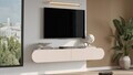 Comoda TV, Hanah Home, LUM1-CO, 200x29.6x31.6 cm, PAL, Nisip