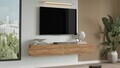 Comoda TV, Hanah Home, LUM1-A, 200x29.6x31.6 cm, PAL, Maro