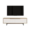 Comoda TV, Hanah Home, ON1-SW, 160x45.1x35.5 cm, PAL, Stejar / Alb