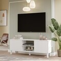 Comoda TV, Hanah Home, ALS1-W, 160x59.1x40 cm, PAL, Alb