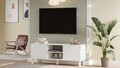 Comoda TV, Hanah Home, ALS1-W, 160x59.1x40 cm, PAL, Alb