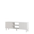 Comoda TV, Hanah Home, ALS1-W, 160x59.1x40 cm, PAL, Alb