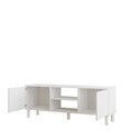 Comoda TV, Hanah Home, ALS1-W, 160x59.1x40 cm, PAL, Alb