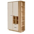 Dulap pentru haine, Hanah Home, FRT1-AKA, 110x190x45 cm, PAL, Pin Atlantic / Cașmir