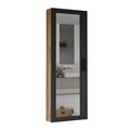 Raft pentru baie, Hanah Home, Lun1-Aa, 45x120x14 cm, PAL, Pin Atlantic / Antracit