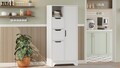 Dulap multifunctional, Hanah Home, LIB1-W, 71x140x34 cm, PAL, Alb