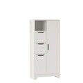 Dulap multifunctional, Hanah Home, LIB1-W, 71x140x34 cm, PAL, Alb