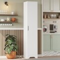 Dulap multifunctional, Hanah Home, LIB3-W, 36.5x180x34 cm, PAL, Alb