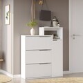 Pantofar, Hanah Home, Ico3-W, 108x130.6x30 cm, PAL, Alb