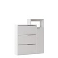 Pantofar, Hanah Home, Ico3-W, 108x130.6x30 cm, PAL, Alb