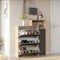 Pantofar, Hanah Home, Ico3-Sa, 108x130.6x30 cm, PAL, Stejar / Antracit