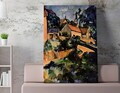 Tablou decorativ, WY283 (50 x 70), Bumbac/Poliester, Canvas imprimat, Multicolor