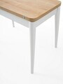 Masa extensibila, Hanah Home, Dolunay, 100x75x60 cm, PAL, Stejar / Alb
