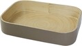 Cutie depozitare, Compactor, Laccato, 31.5 x 22.5 x 6 cm, bambus, maro/gri