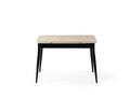 Masa extensibila, Hanah Home, Kent, PAL, Travertin / Negru