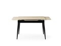 Masa extensibila, Hanah Home, Kent, PAL, Travertin / Negru