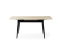 Masa extensibila, Hanah Home, Kent, PAL, Travertin / Negru