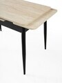 Masa extensibila, Hanah Home, Kent, PAL, Travertin / Negru