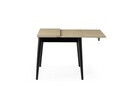 Masa extensibila, Hanah Home, Totem, PAL, Mocha deschis / negru