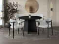 Masa, Hanah Home, Loop, 140x75x80 cm, PAL, Negru