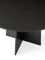Masa, Hanah Home, Loop, 140x75x80 cm, PAL, Negru