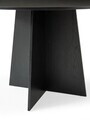 Masa, Hanah Home, Loop, 140x75x80 cm, PAL, Negru