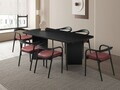 Masa, Hanah Home, Loft, 180x77x90 cm, PAL, Negru