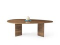Masuta de cafea, Hanah Home, Flap, 139.5x42x79.5 cm, PAL, Maro