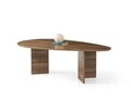 Masuta de cafea, Hanah Home, Flap, 139.5x42x79.5 cm, PAL, Maro