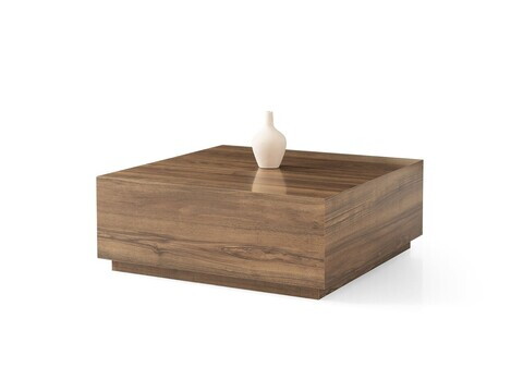 Masuta de cafea, Hanah Home, Lizbon, 90x35.5x90 cm, PAL, Maro