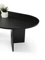 Masuta de cafea, Hanah Home, Oscar, 128x42x80 cm, PAL, Negru