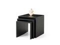 Set masute 3 piese, Hanah Home, Flex, PAL, Negru