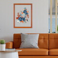 Tablou decorativ, CAM86564, Sticla, Lemn, Multicolor