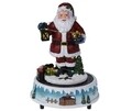 Decoratiune luminoasa Santa, 20 LED-uri, 15.5x22 cm, multicolor