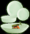 Serviciu de masa 19 piese, Luminarc, Diwali Paradise, sticla securizata, verde